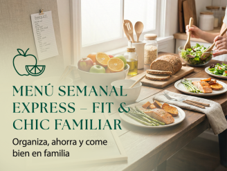 Menú semanal express – fit & chic familiar