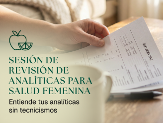 Sesión de revisión de analíticas para salud femenina